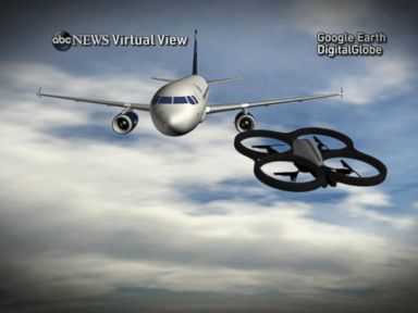 VIDEO: Pilots Spot Unmanned Drones at Busy Airport