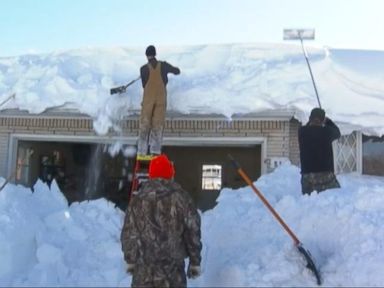 VIDEO: Western New York Residents Begin to Dig Out After Massive Snowstorm