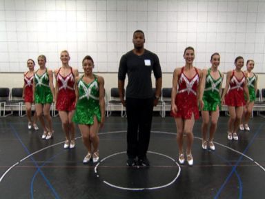 VIDEO: Michael Strahan Kicks It With the Rockettes