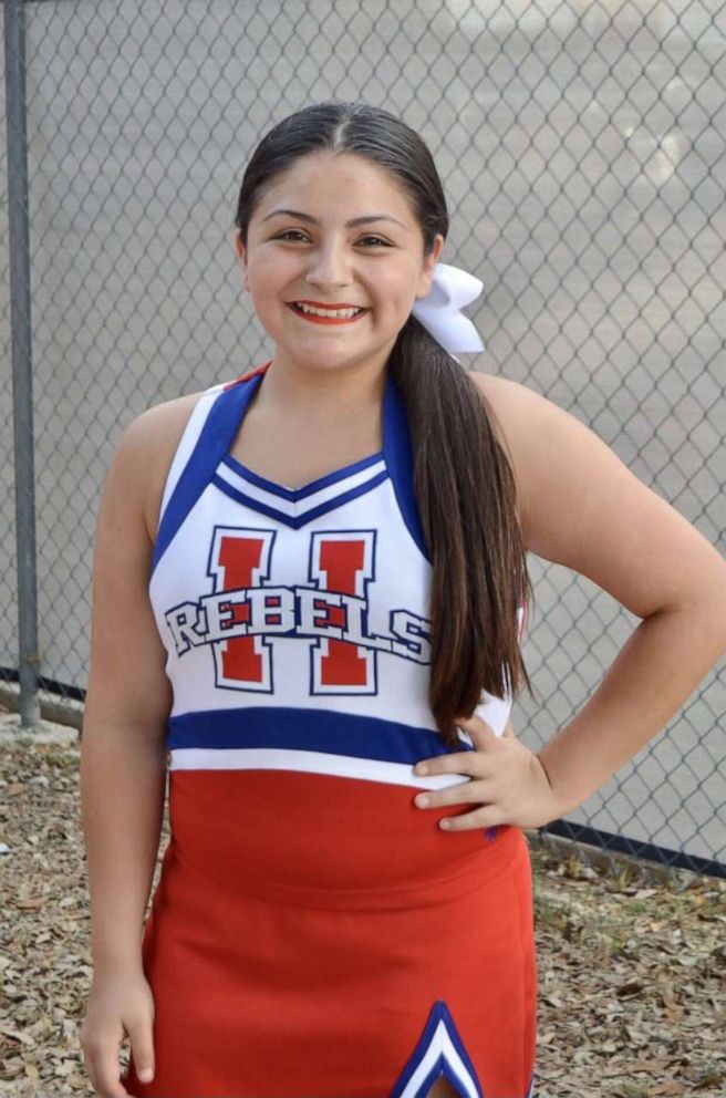 PHOTO: Christina Meredith, a resident of Kyle, Texas, told "Good Morning America" that her 15-year-old daughter Katelynn Ramirez, is still showing symptoms of the coronavirus after being hospitalized late December. 