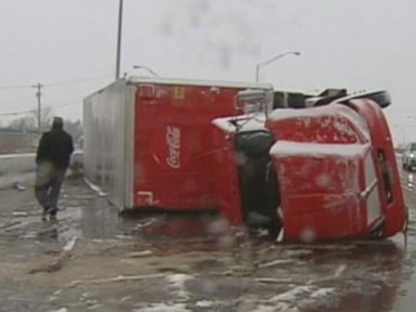 VIDEO: Winter Storm Creates Dangerous Travel Conditions in New Year