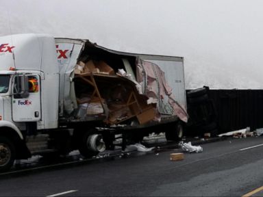 VIDEO: Winter Weather Causes Huge Crash on Oregon Highway