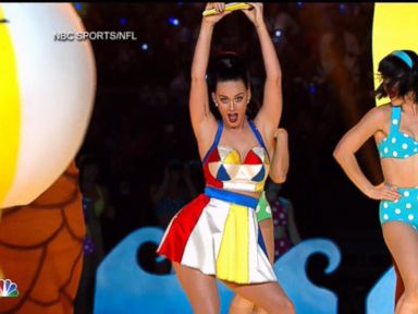 VIDEO: Katy Perry Causes Fans to 'Roar' at Super Bowl Halftime Spectacular