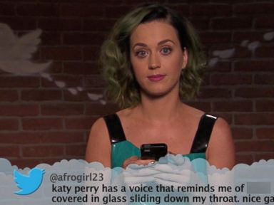 VIDEO: Katy Perry, Britney Spears Star in 'Music Mean Tweets' on 'Jimmy Kimmel Live' 