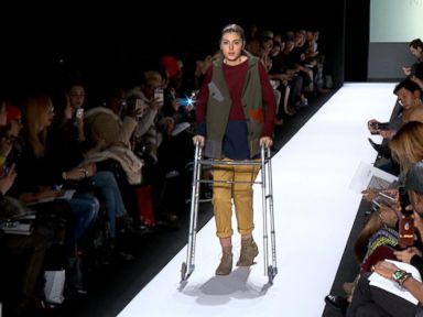 VIDEO: Paralyzed Teen Walks in New York Fashion Week