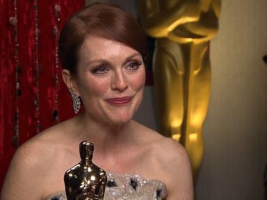 VIDEO: Julianne Moore comments on her Oscar competition and past nominations.