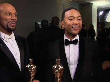 VIDEO: Common and John Legend discuss the audience response to their Oscar-winning song.