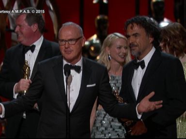 VIDEO: "Birdman" won Best Picture and three other awards.