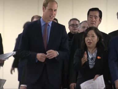 VIDEO: Prince William Visits Japanese Tsunami Zone