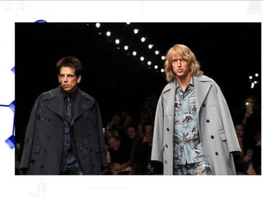 VIDEO: 'Zoolander' Stars Ben Stiller and Owen Wilson Go All 'Blue Steel' on Fashion Week Runway