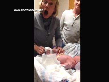 VIDEO: Grandma's Surprised Reaction to Baby's Gender Goes Viral