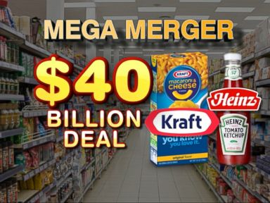 VIDEO: The merger of H.J. Heinz and Kraft Foods Group, which will combine the Kraft, Heinz, Oscar Mayer, Planters, and Maxwell House Coffee brands, will create the third-largest food and beverage company in North America.