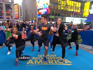 VIDEO: Actress Danai Gurira does Pilates and ballet to get zombie-slayer ready.