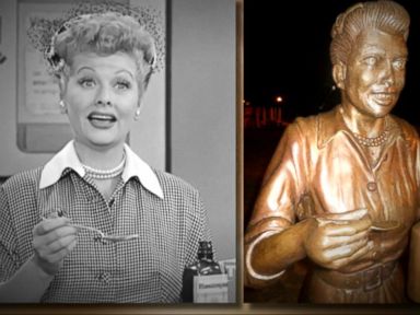 VIDEO: Lucille Ball Statue Sparks Outcry