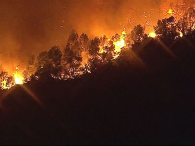 VIDEO: California Wildfire Forces Hundreds From Their Homes