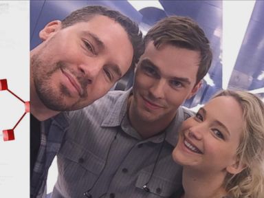 VIDEO: Jennifer Lawrence Poses For Photo With Ex-Boyfriend Nicholas Hoult