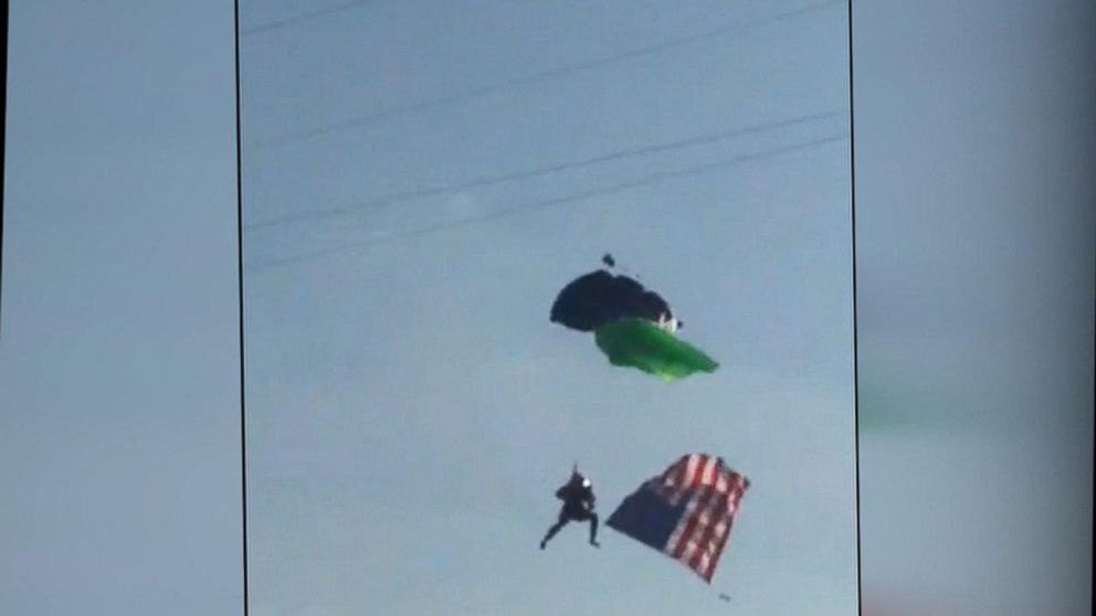 Skydiver Falls To The Ground After Hitting Power Lines In Tennessee Abc News