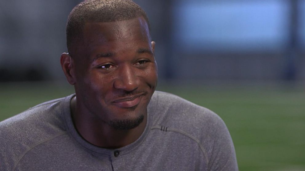 Derrick Coleman Hopes to Inspire Kids to Overcome Obstacles Video - ABC ...