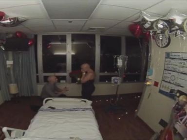 VIDEO: Man Proposes to Girlfriend After Chemotherapy