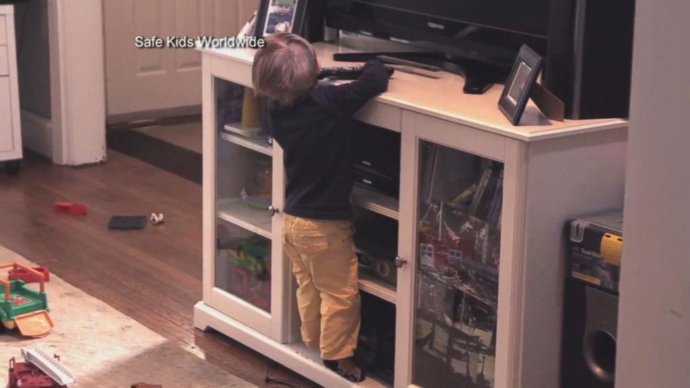 Kid safe tv stand sale