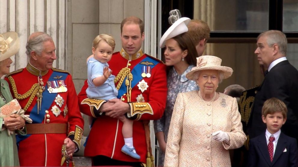 Prince George Makes 1st Appearance On Buckingham Palace Balcony