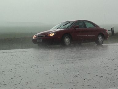 VIDEO: Remnants of Tropical Storm Bill Bring Flash Flood Warnings