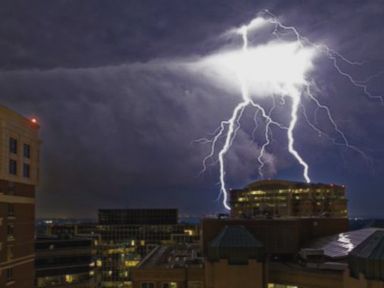 VIDEO: Thunderstorms Strike in Several States