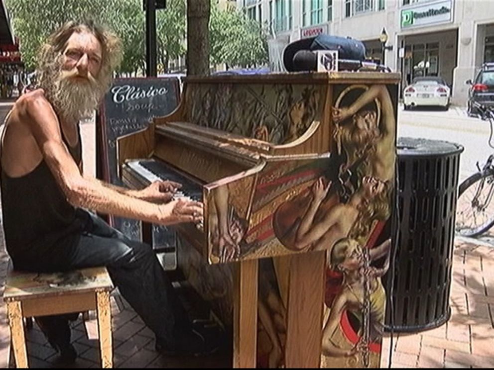 Serenade for a homeless man