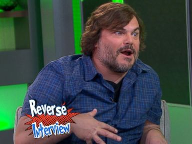 VIDEO: Jack Black Takes Control, Interviews George Stephanopoulos