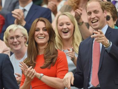 VIDEO: Prince William, Duchess Kate Spotted at Wimbledon