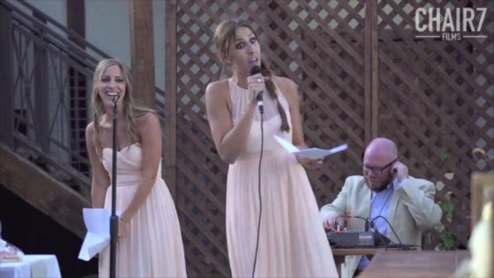 VIDEO: Bridesmaids Give Musical Tribute to Sister in Toast
