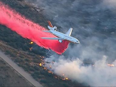 VIDEO: Drones Delay Emergency Crews Battling Wildfires in Southern California