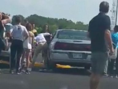 VIDEO: Kansas Woman Uses Tire Iron to Save Baby Trapped in Hot Car