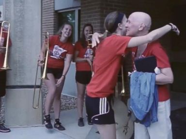 VIDEO: Cancer Patient Gets Marching Band Surprise