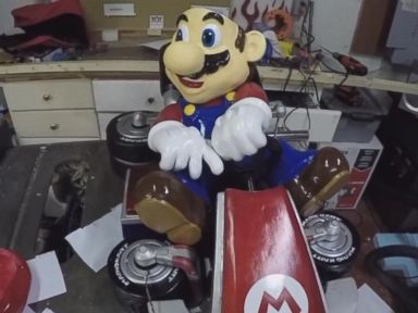 VIDEO: North Carolina Dad Builds Amazing Mario Kart Nursery for Son 