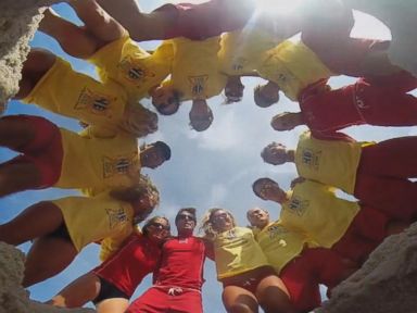 VIDEO: 'GMA' Lifeguard Surf & Turf Showdown: Surf City's Lip-Sync Video