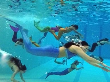 VIDEO: Mermaid School Makes a Splash