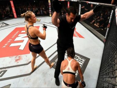 VIDEO: Ultimate Fighting Champ Ronda Rousey Still Undefeated