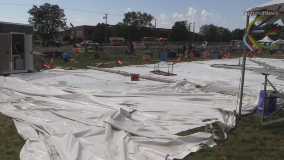 Severe Weather Blamed for Deadly Tent Collapse Video ABC News