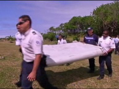 VIDEO: The 8-foot long wing fragment that washed ashore in La Reunion is being tested at a defense laboratory in France to see if it belongs to missing Malaysia Airlines Flight 370.