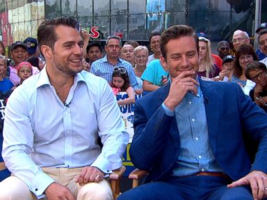 VIDEO: Henry Cavill and Armie Hammer Discuss New Roles as Spies in 'The Man From U.N.C.L.E.'