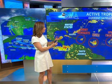 VIDEO: Tropical Storm Erika Shows Up on Rader Forming Over the Atlantic