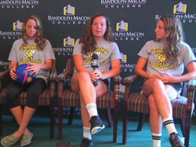 VIDEO: The 17-year-old Jones siblings each independently chose to attend the same school, Randolph-Macon College, in Ashland, Virginia.