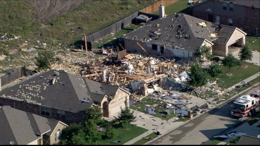 Texas Home Leveled by Huge Explosion Video - ABC News