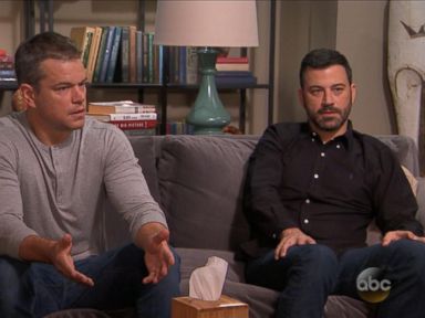 VIDEO: Jimmy Kimmel Tries Couples Therapy With Matt Damon 