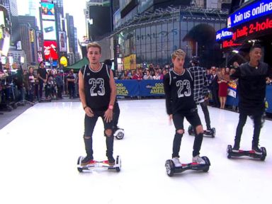 VIDEO: 'Bot Bros' Incredible Live Hoverboard Performance