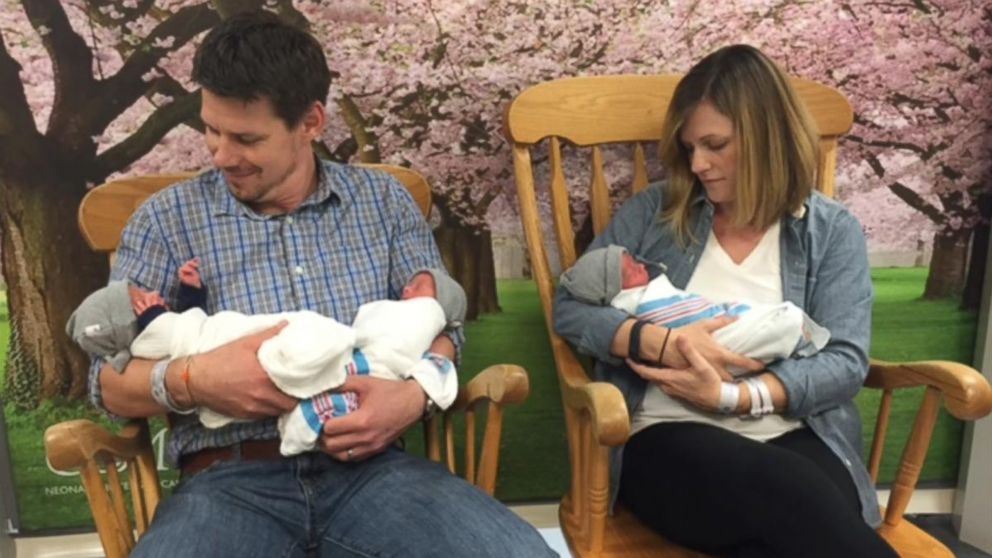 mom-gives-birth-to-rare-identical-triplets-video-abc-news