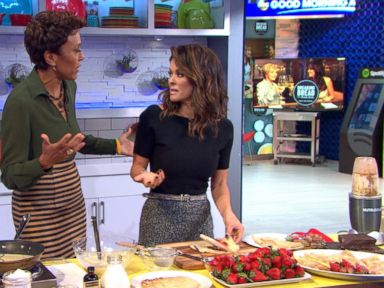 VIDEO: Brooke Burke Breaks Bread With Celebrities