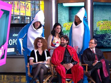 VIDEO: 'GMA' Halloween Dubsmash: Left Shark and Harry Potter Take Times Square!