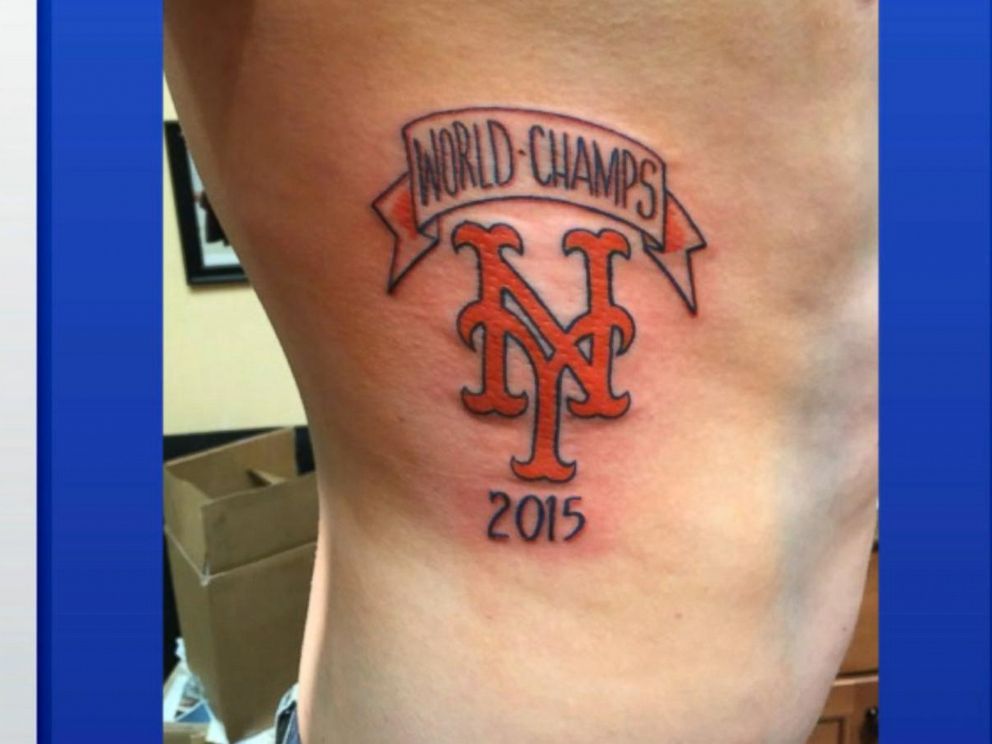 Fan Doesn't Regret Tattoo Reading 'Mets World Champs 2015' – NBC New York